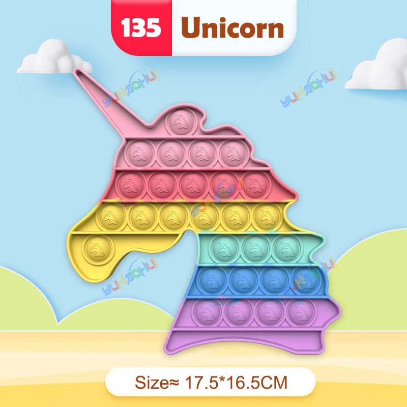 Rainbow Pop Push Bubble Fidget Toy - Image 28