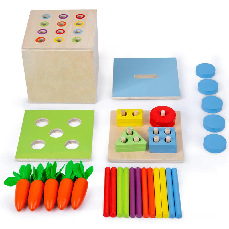 Montessori Wooden Shape Matching Toys - Image 9