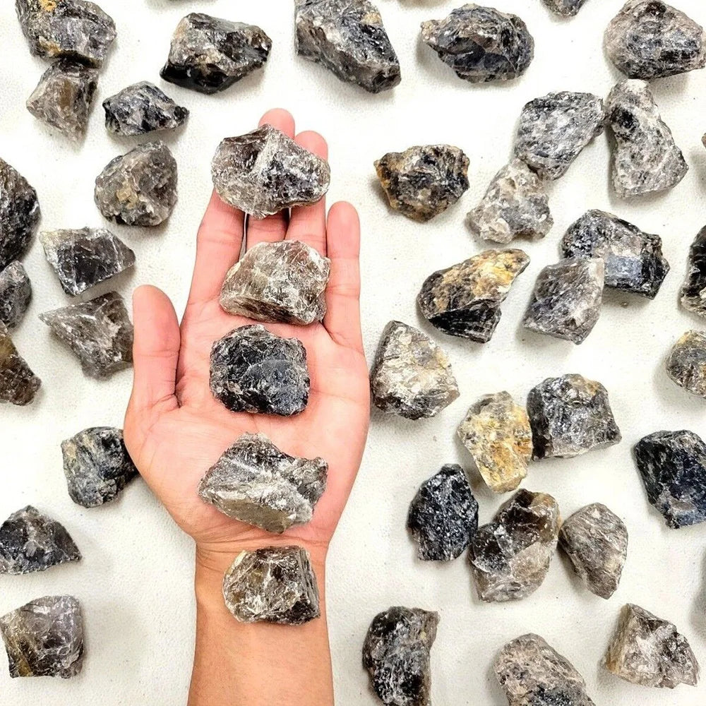 Natural Raw Rough Stones – Reiki Healing Crystals for Chakra, Aromatherapy & Garden Decor - Image 16