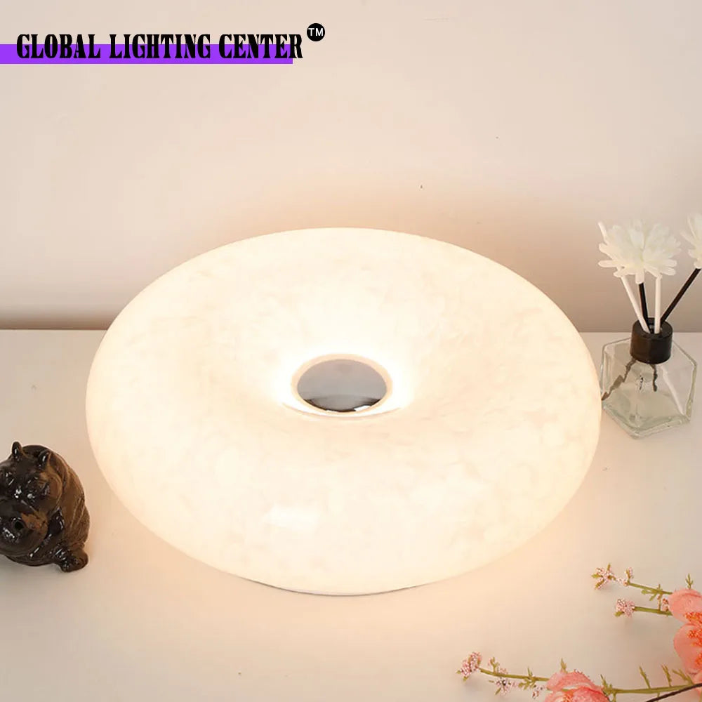 Donut Lamp - Orange Round LED Light - Image 7
