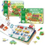 Montessori Baby Quiet Book - Early Education Sensory Game
