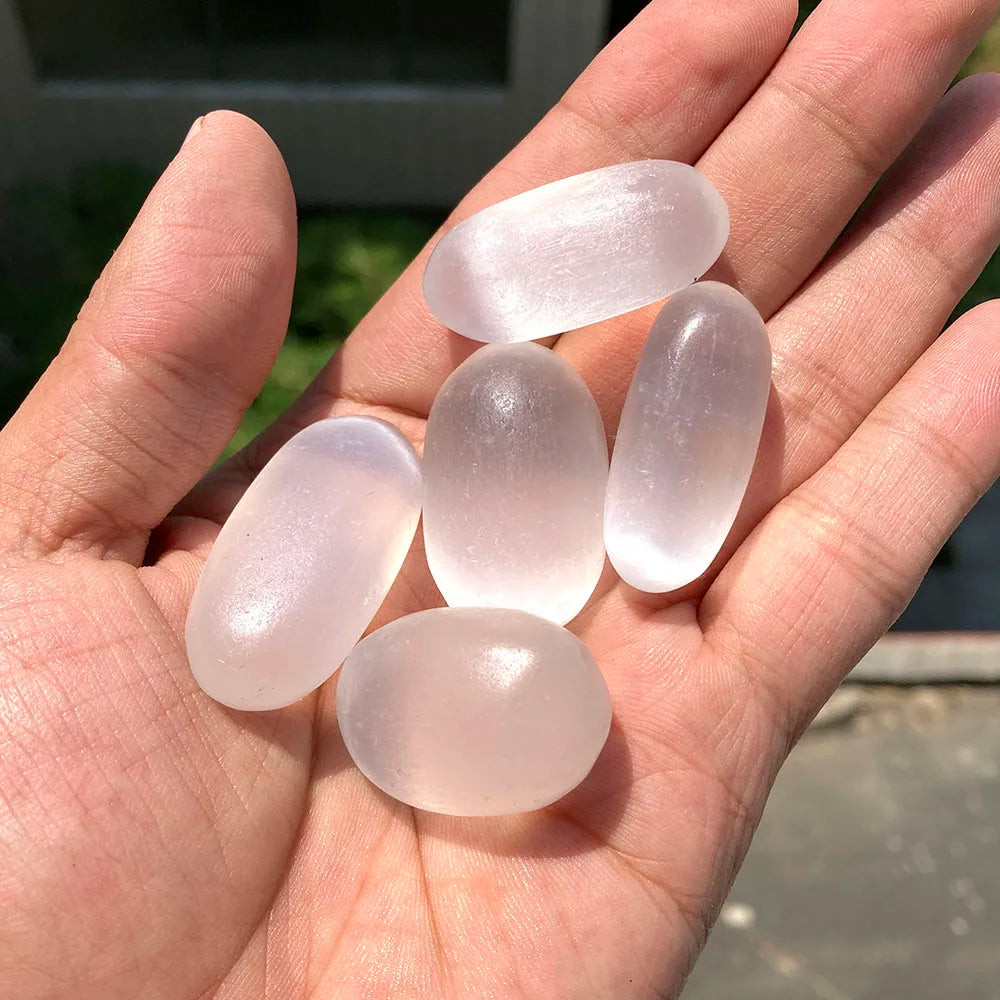 Natural Tumbled Crystal Cube Stones – Polished Quartz, Amethyst & Gemstones for DIY, Healing & Decor - Image 21