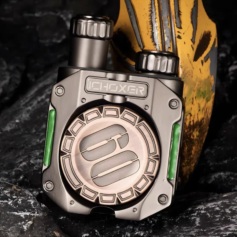 Double Column Linkage Ratchet Button Fidget Spinner - Image 6