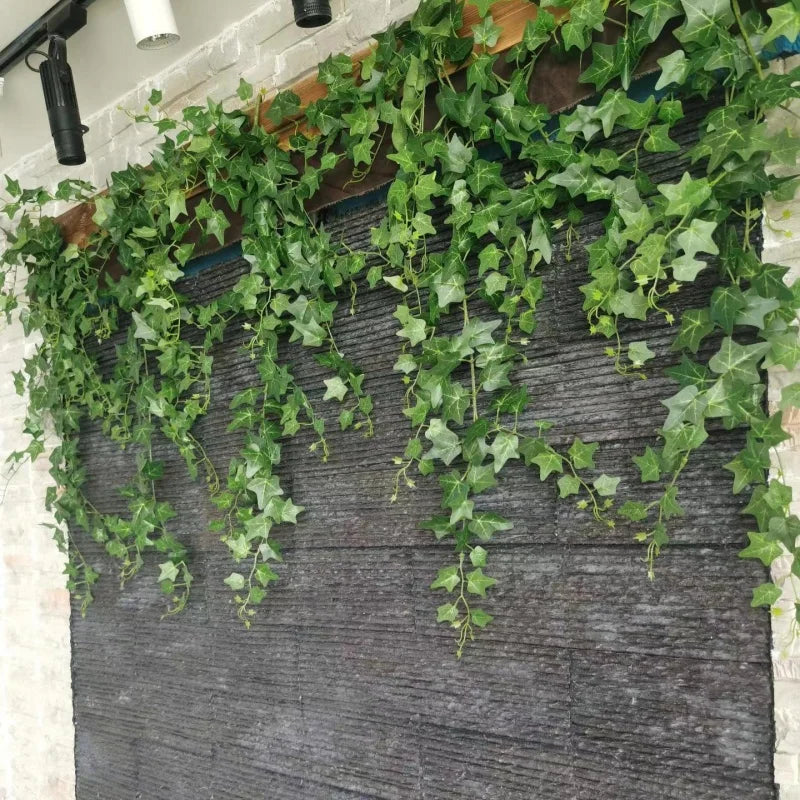 Artificial Hanging Ivy Vine Plants – Large Green Persian Fern Leaf Bundle for Home & Event Decor