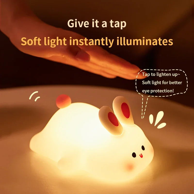 LED Night Light - Silicone Rabbit - Image 4