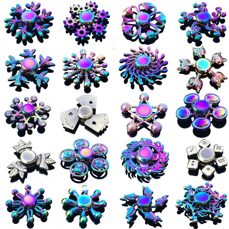 Rainbow Metal Fidget Spinner